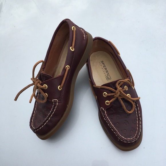 Sperry Top-Siders With anchor print size 5.5 - Picture 2 of 8